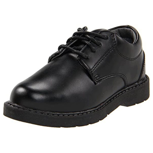 SCHOOL ISSUE BLACK LACE UP SCHOLAR- BOYS