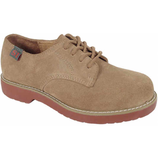 This classic buck oxford is perfect for school or special occasion. Featuring a suede upper. Rubber outsole for maximum traction. Cushioned footbed for maximum comfort.