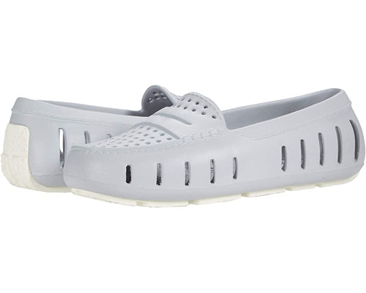Lightweight and water friendly, the Floafers Prodigy Driver is the perfect every day shoe for the warm weather. Slip-on driver style loafers made from EVA foam. Advanced 360 degree ventilation that keeps feet cool and helps water and debris drain away quickly. Massage-pod foot bed with enhanced arch support. Water-friendly, buoyant, and easy to clean. Scuff-proof thermoplastic rubber outsole. Imported.