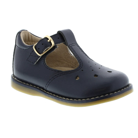 Custom Fit System – Removable, dual insoles in Medium and Wide provided for customized fitting. Roomy Toe Box – Allows tiny toes room to breathe and splay naturally during walking, enhancing balance and reducing rubbing, friction, and moisture. Arch Support – Shoe last and insole designed to provide proper arch support for developing feet. Firm Heel Counter – Provides stable lateral support for new and confident walkers alike, improving balance, support, and posture.