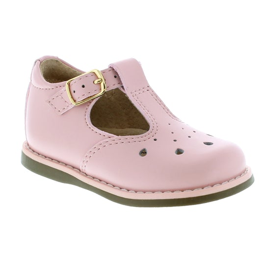 Custom Fit System – Removable, dual insoles in Medium and Wide provided for customized fitting. Roomy Toe Box – Allows tiny toes room to breathe and splay naturally during walking, enhancing balance and reducing rubbing, friction, and moisture. Arch Support – Shoe last and insole designed to provide proper arch support for developing feet. Firm Heel Counter – Provides stable lateral support for new and confident walkers alike, improving balance, support, and posture.
