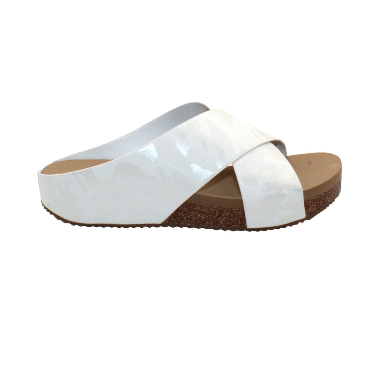 Volatile’s leather Ablette crisscross slides are everything you’d want in a warm weather sandal, they’re stylish, versatile, and endlessly comfortable. Featuring Volatile’s signature ultra-comfort EVA insole stationed on a modest low wedge, these are ideal for all day walking. Wear yours with everything from patterned skirts to distressed denim.