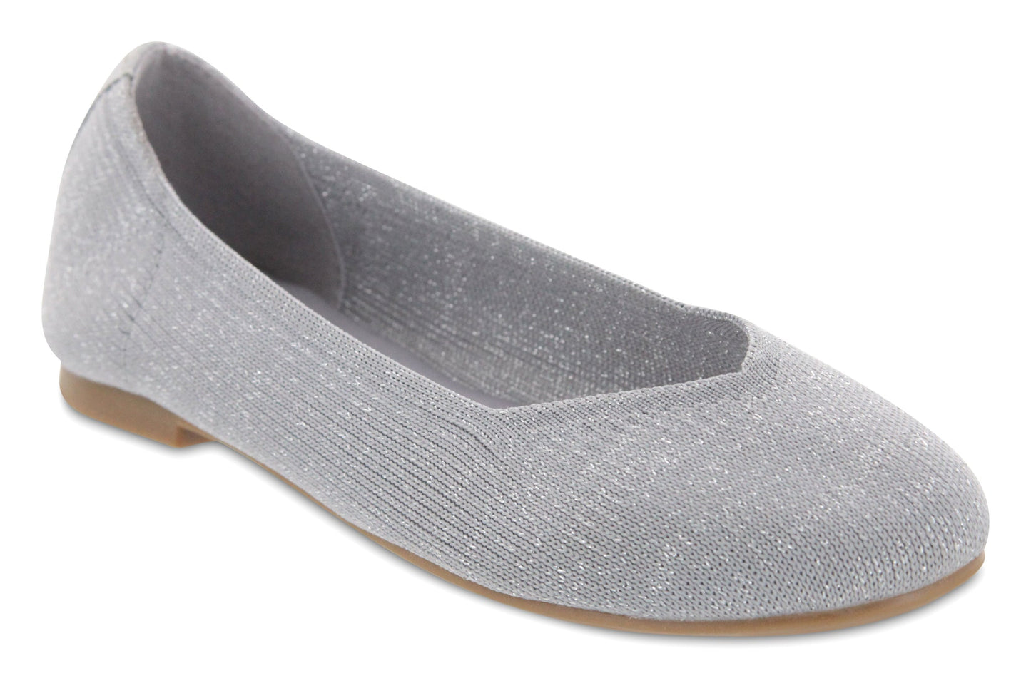 Girl's MIA Kids, Kandi Flat - Little Kid & Big Kid. These cute knit flats will go with everything and will be a versatile option for her. She will love the soft, stretchy uppers and dressy look.  Manmade knit fabric uppers Slip-on style Fabric linings Lightly padded contour footbed Manmade outsole