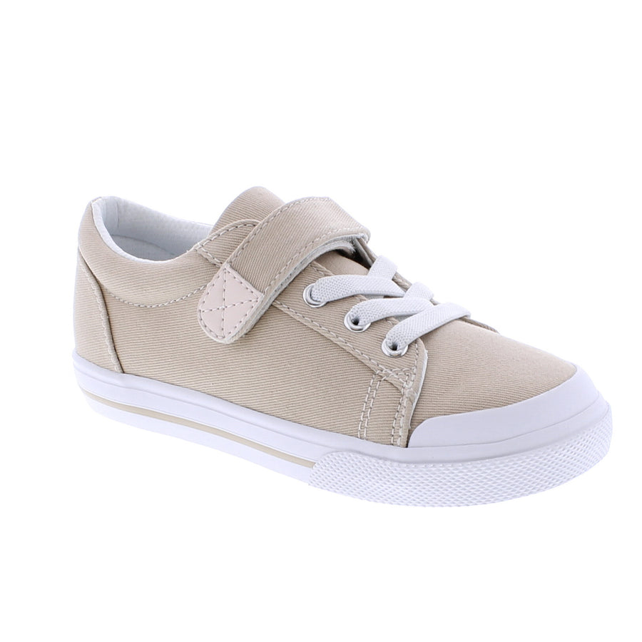 Custom Fit System – Removable, dual insoles in Medium and Wide provided for customized fitting. Roomy Toe Box – Allows tiny toes room to breathe and splay naturally during walking, enhancing balance and reducing rubbing, friction, and moisture. Arch Support – Shoe last and insole designed to provide proper arch support for developing feet. Firm Heel Counter – Provides stable lateral support for new and confident walkers alike, improving balance, support, and posture.