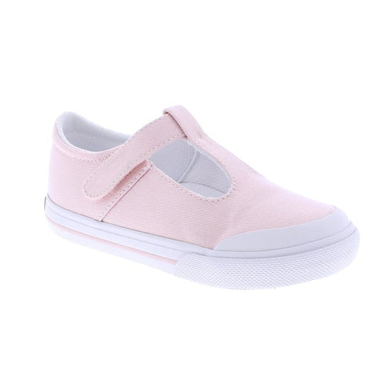Custom Fit System – Removable, dual insoles in Medium and Wide provided for customized fitting. Roomy Toe Box – Allows tiny toes room to breathe and splay naturally during walking, enhancing balance and reducing rubbing, friction, and moisture. Arch Support – Shoe last and insole designed to provide proper arch support for developing feet. Firm Heel Counter – Provides stable lateral support for new and confident walkers alike, improving balance, support, and posture.