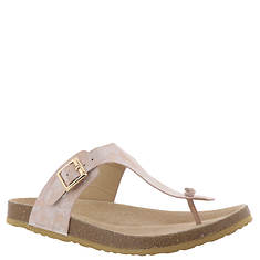 This sandal is guaranteed to be her new go-to style for summer - we pinky promise! Synthetic upper with buckle detail Slip-on style Lightly cushioned footbed